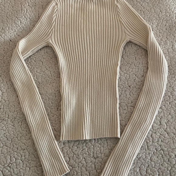 ASOS Roll Knit Sweater in Fine Knit Rib - Picture 7 of 8